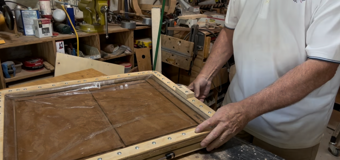 Vacuum Pressing for Gluing Soundboard bracing