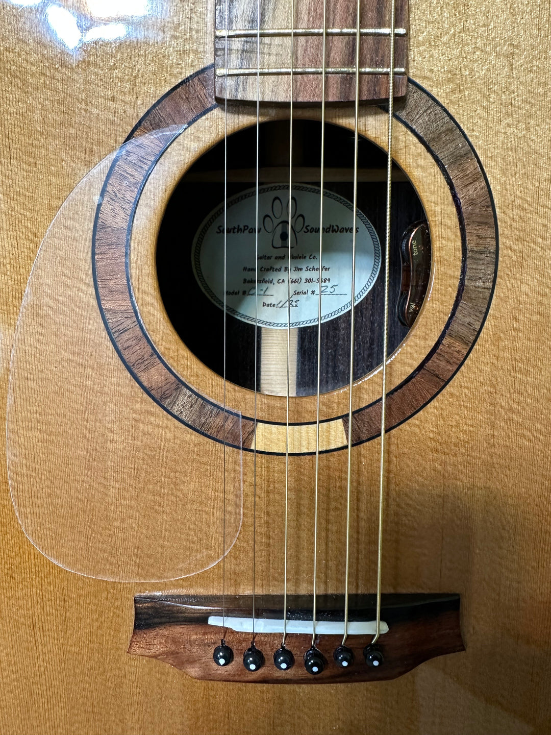 LEFT HANDED CONCERT GUITAR #4