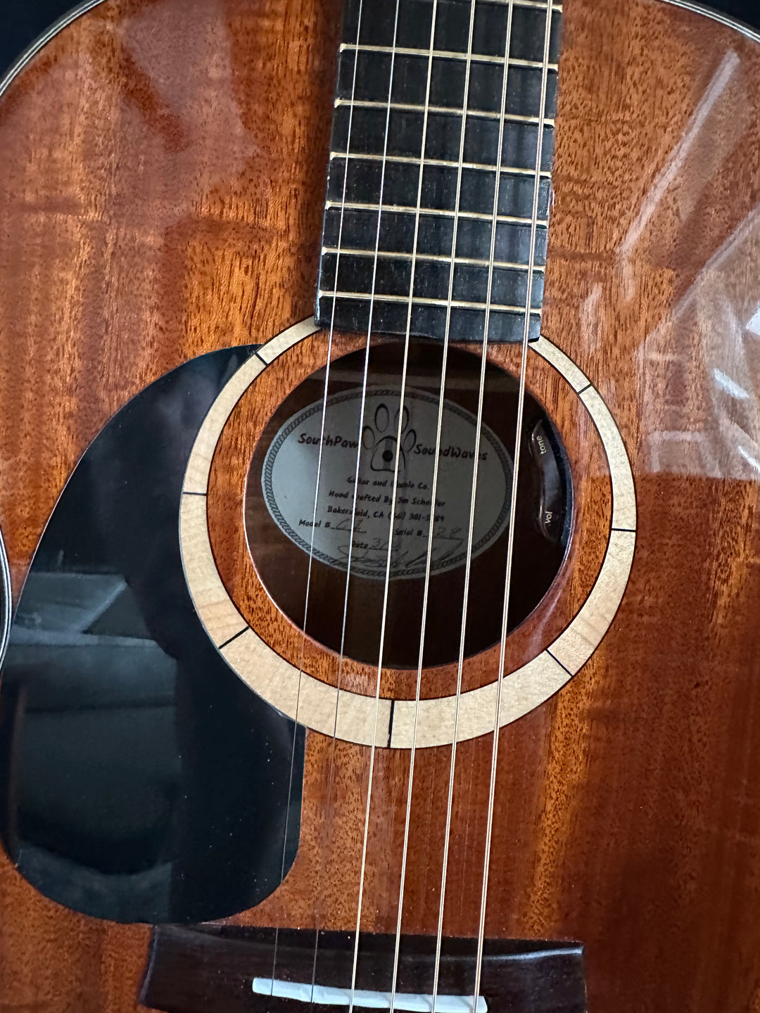 Left Handed Concert Guitar #8